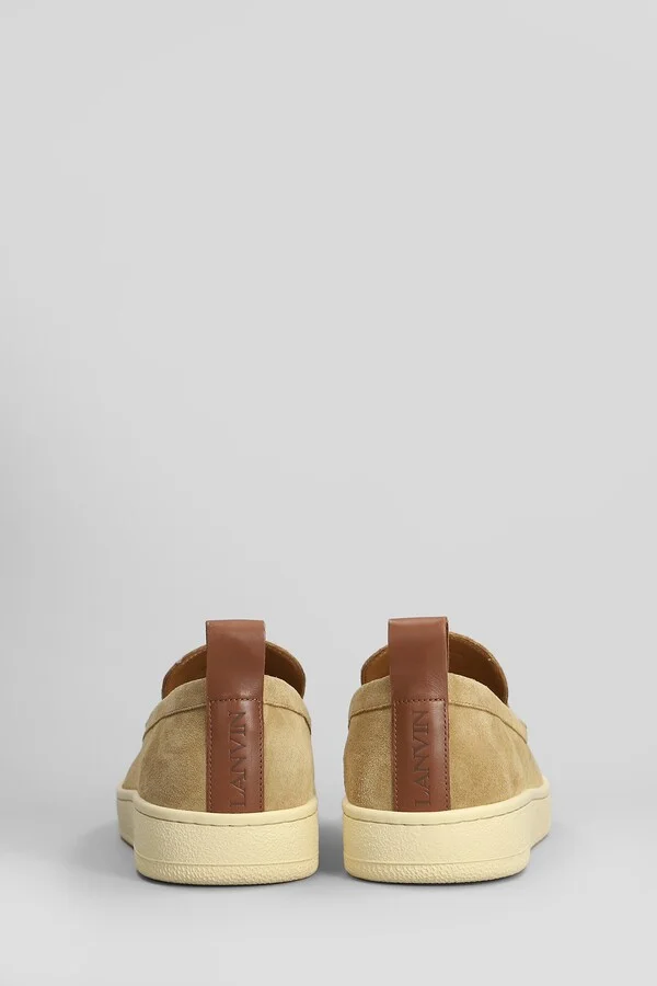 Sneakers In Camel Suede - Image 4