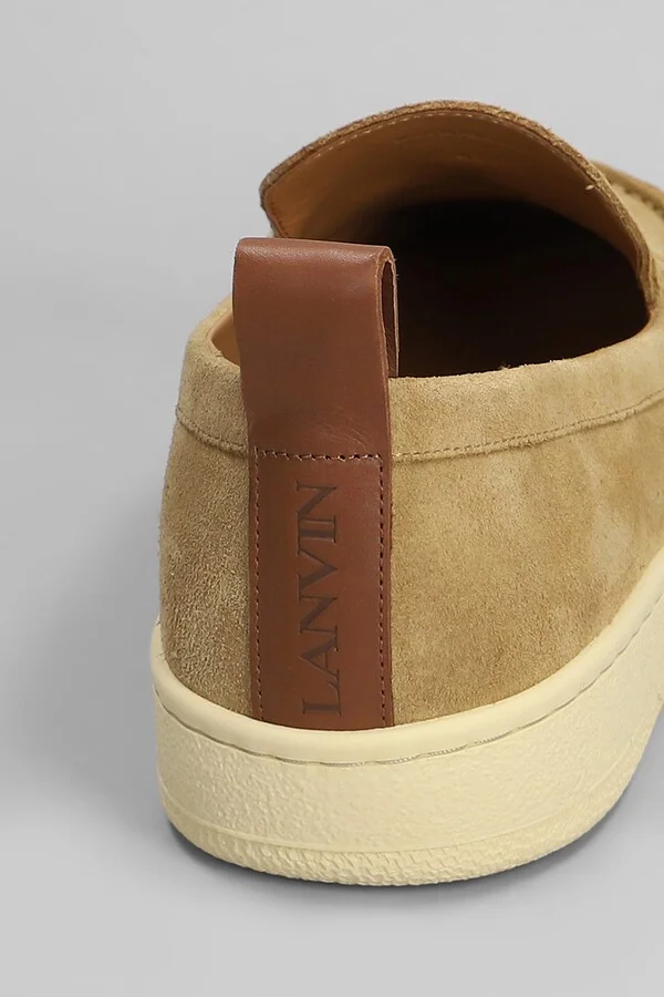 Sneakers In Camel Suede - Image 5