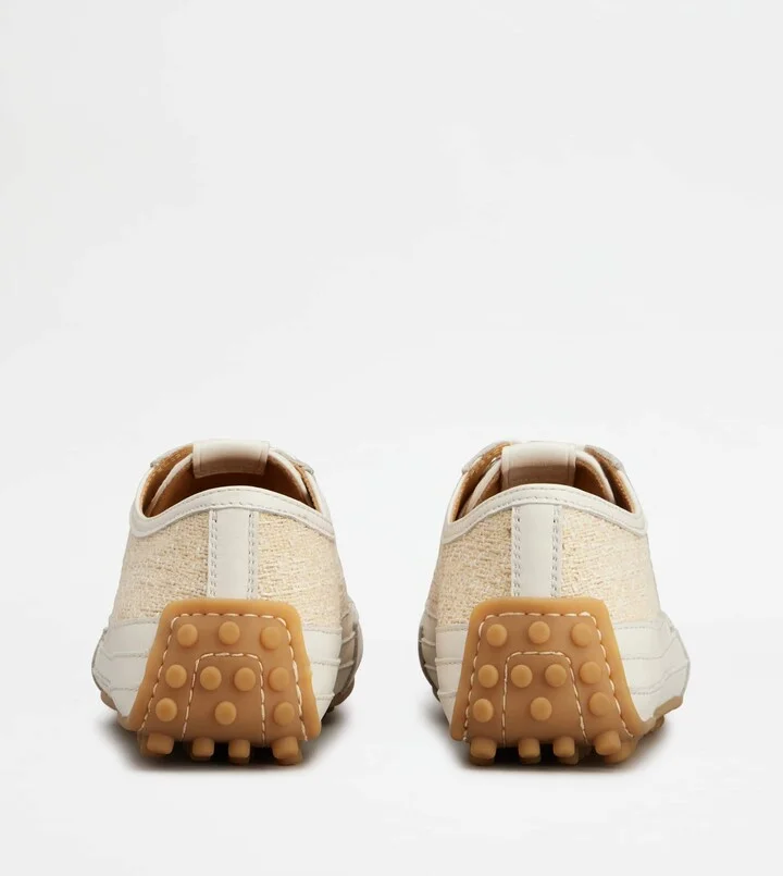 Sneakers in Fabric and Leather - Image 3