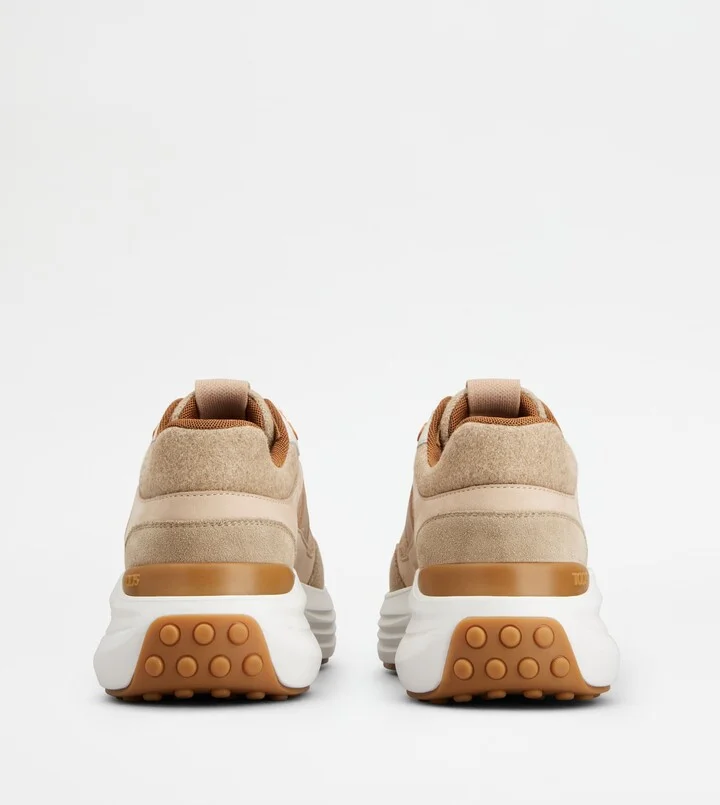 Sneakers in Fabric and Suede - Image 3