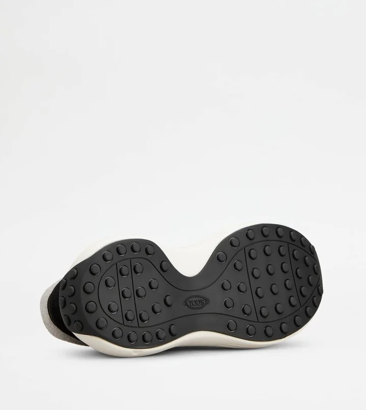 Sneakers in Fabric and Suede - Image 4