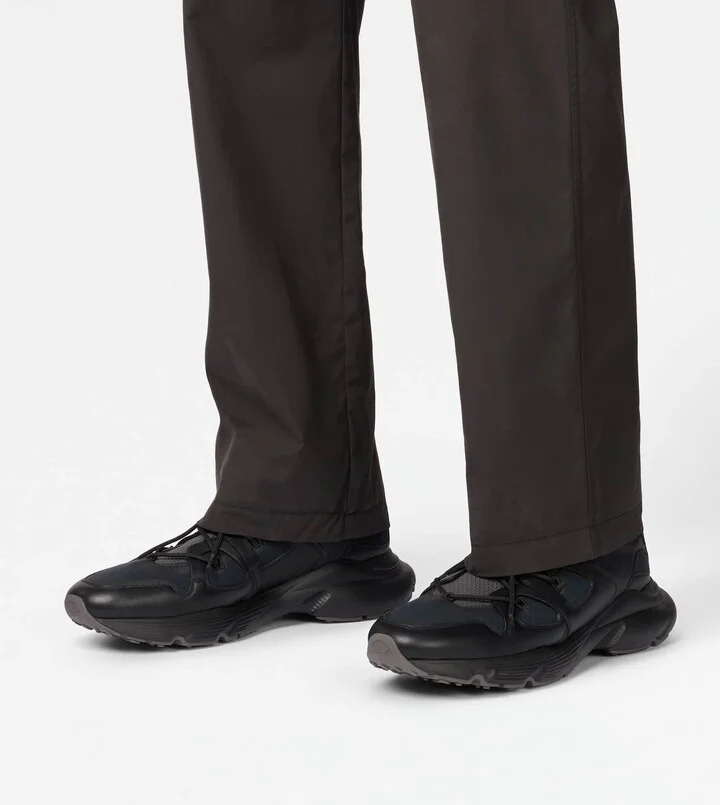 Sneakers in Leather and Technical Fabric - Image 6