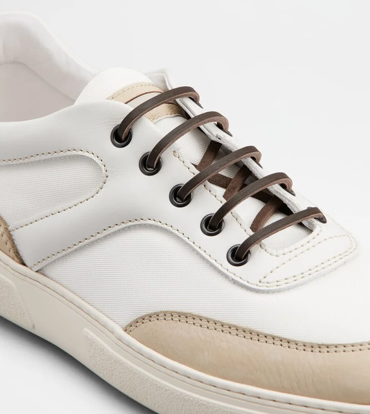 Sneakers in Nubuck and Fabric - Image 5