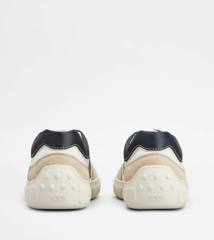 Sneakers in Nubuck and Fabric - Image 3
