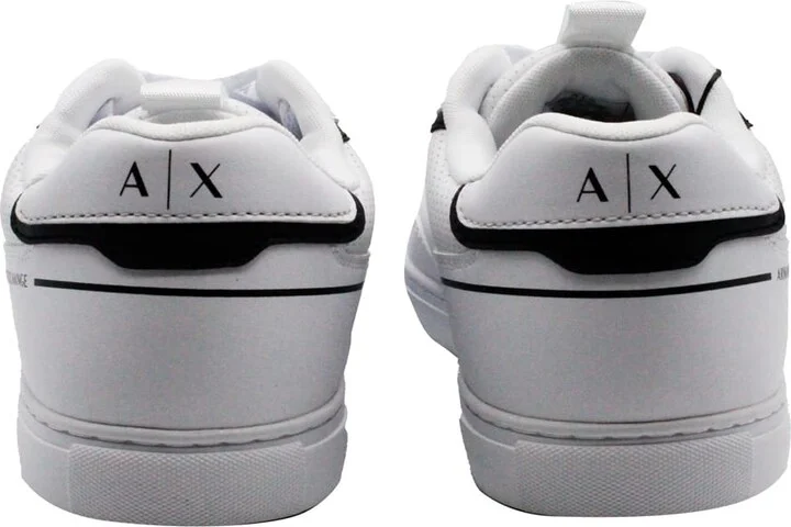 Sneakers In Soft Perforated Leather With Matching Sole And Lace Closure. Rear Logo - Image 3