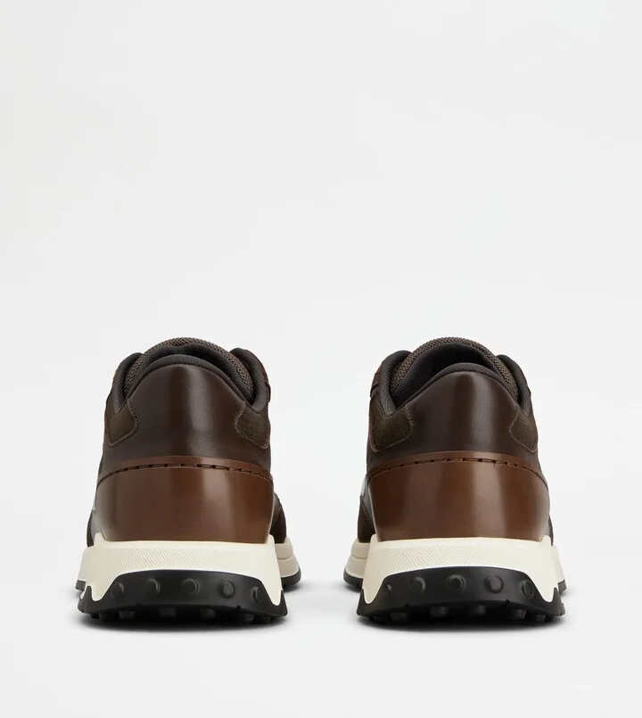 Sneakers in Suede and Smooth Leather - Image 3