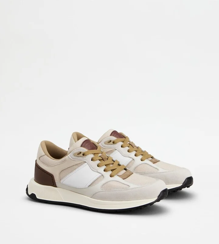 Sneakers in Suede and Smooth Leather - Image 2