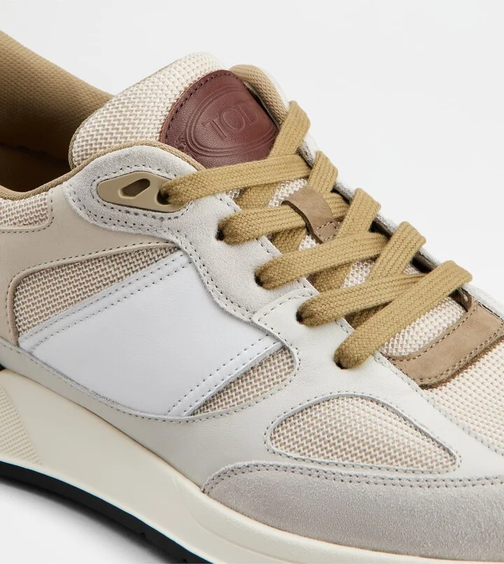 Sneakers in Suede and Smooth Leather - Image 5