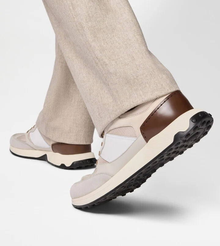 Sneakers in Suede and Smooth Leather - Image 6