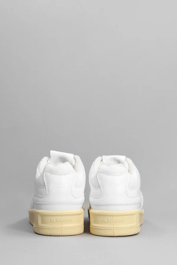 Sneakers In White Leather - Image 4