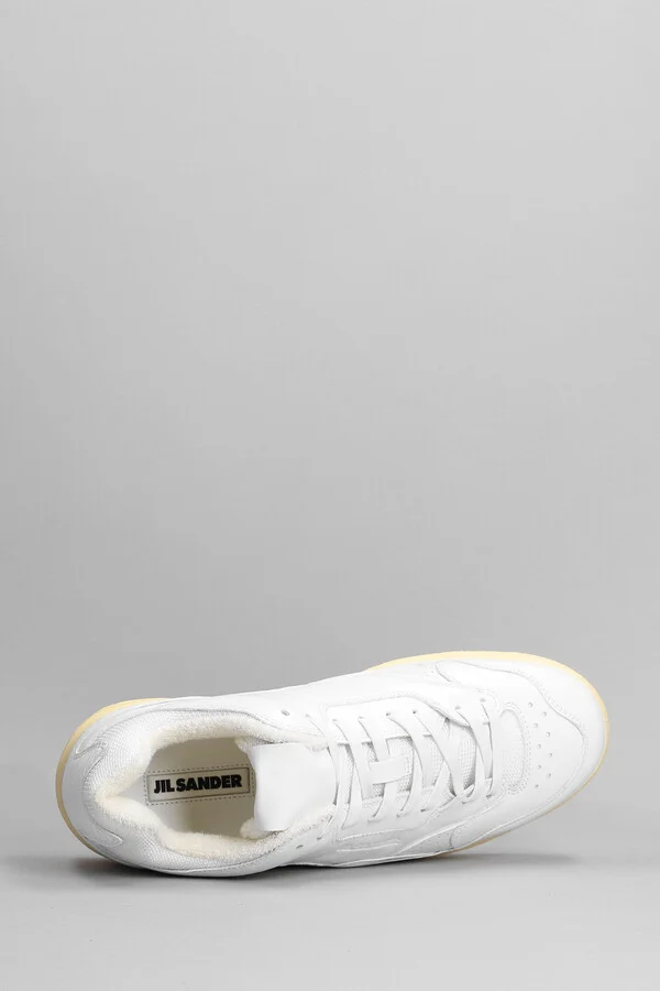 Sneakers In White Leather - Image 5