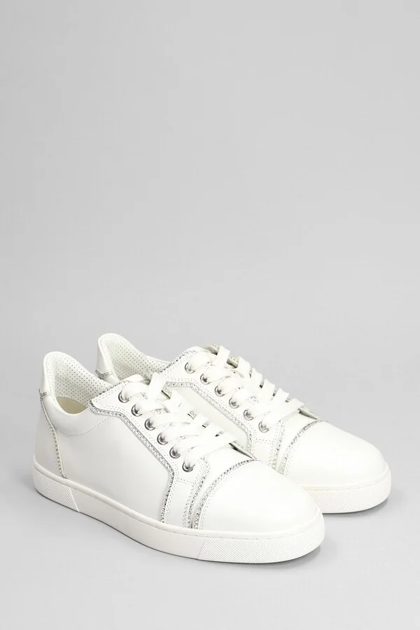 Sneakers In White Leather - Image 2