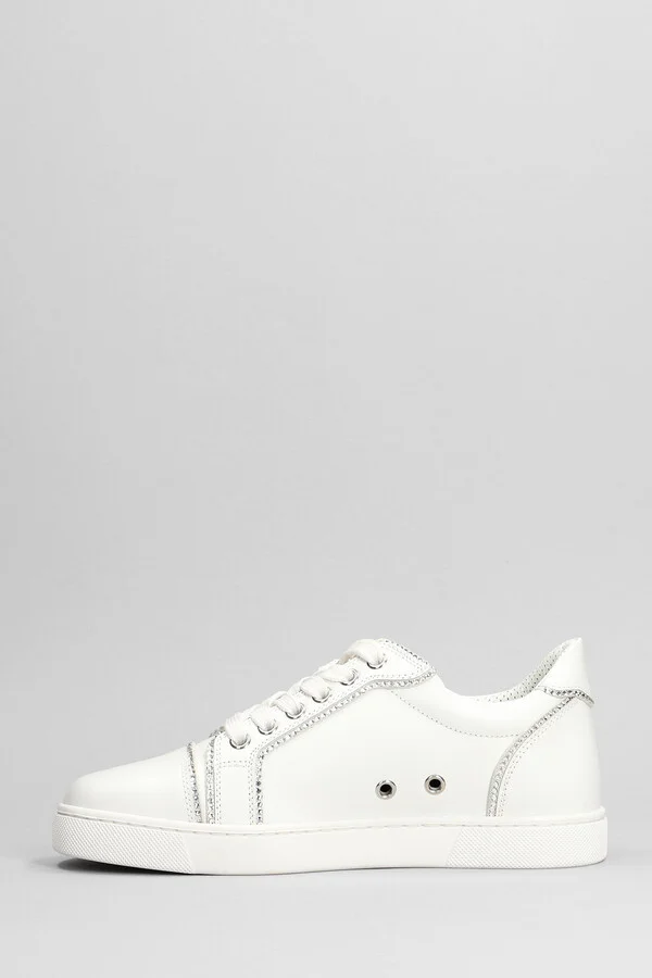 Sneakers In White Leather - Image 3