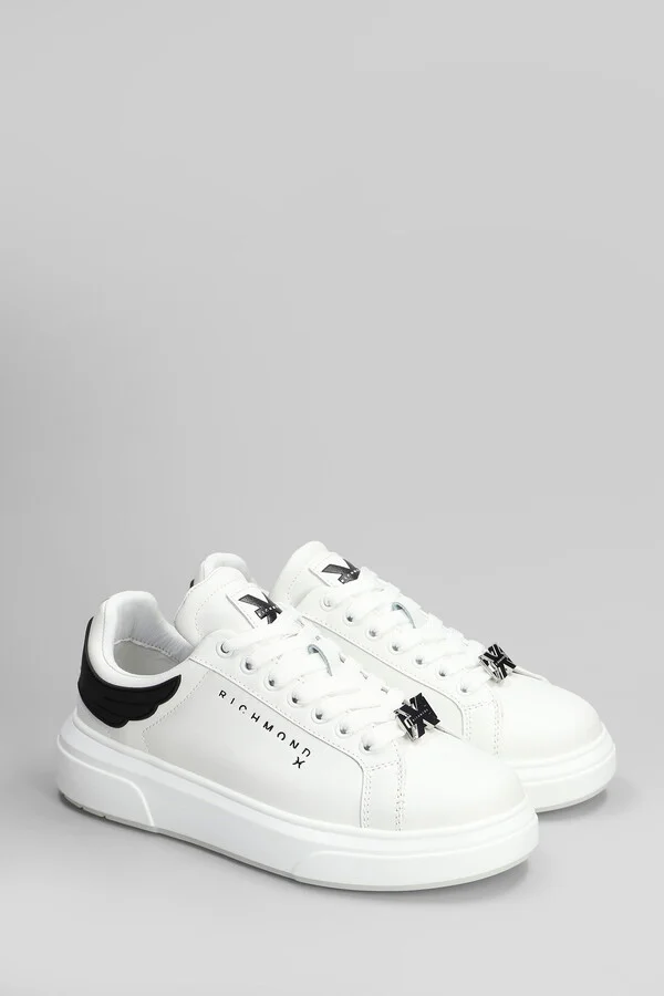 Sneakers In White Leather - Image 2