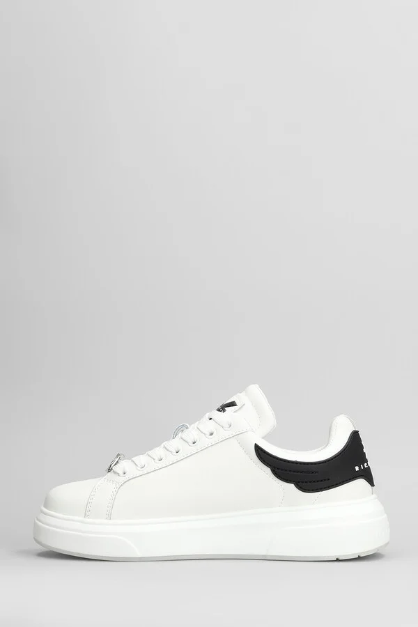 Sneakers In White Leather - Image 3