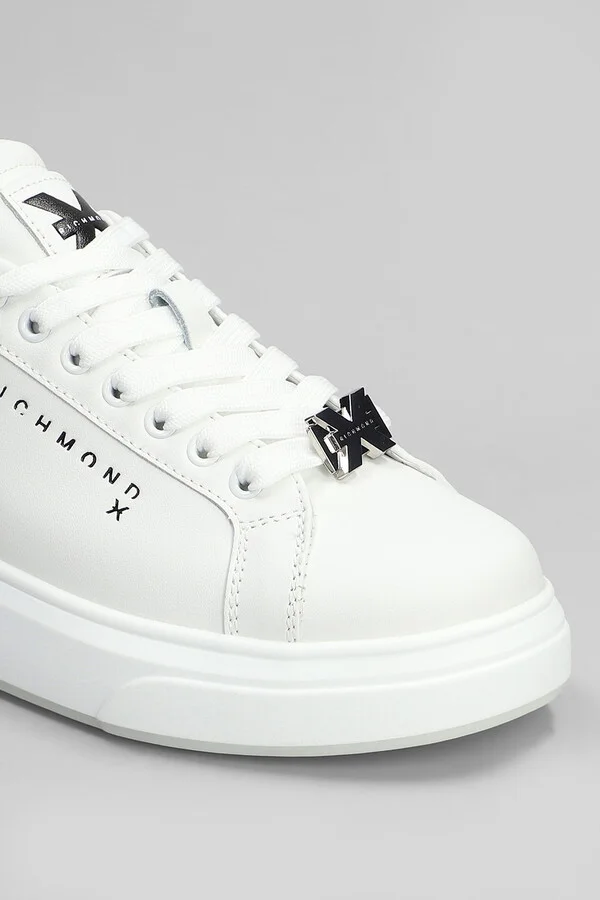 Sneakers In White Leather - Image 5