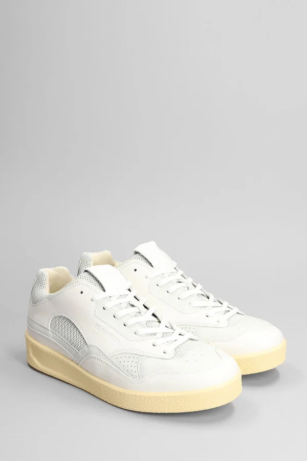 Sneakers In White Leather - Image 2