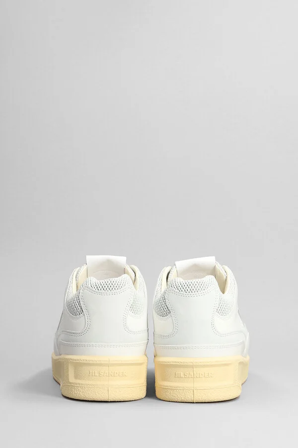 Sneakers In White Leather - Image 4