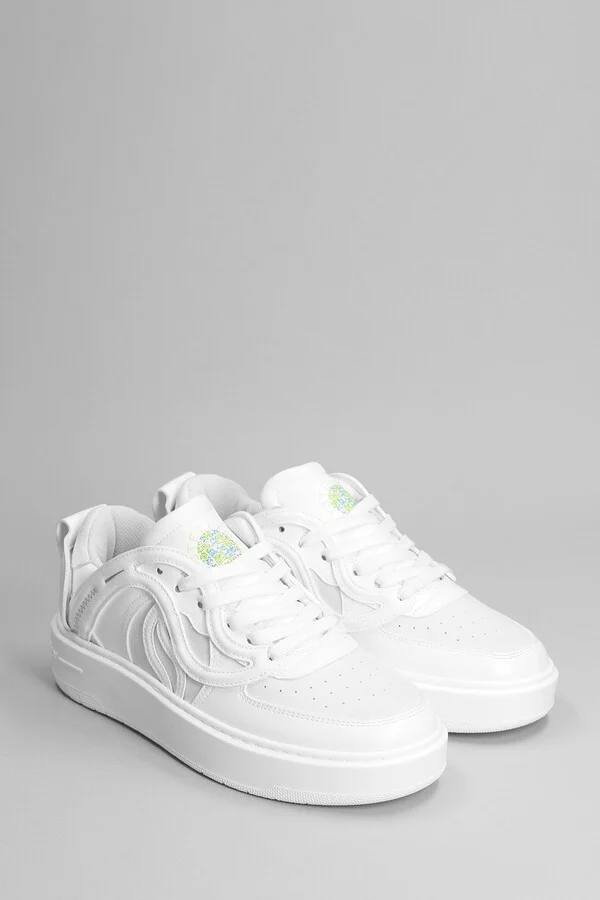 Sneakers In White Polyester - Image 2