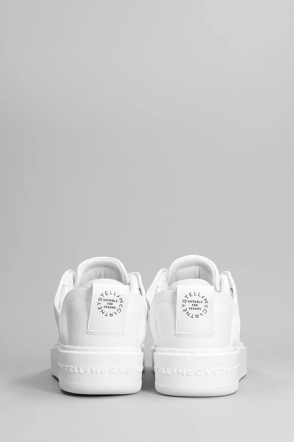 Sneakers In White Polyester - Image 4