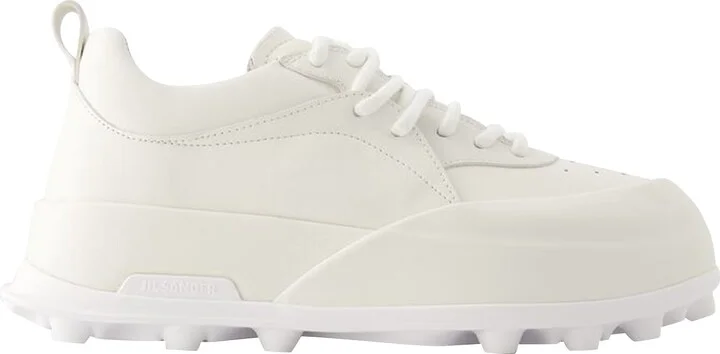 Sneakers - Jil Sander - Leather - Porcelain