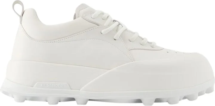 Sneakers - Jil Sander - Leather - Porcelain White