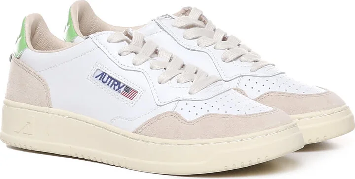 Sneakers Medalist Basse In Pelle E Camoscio - Image 2