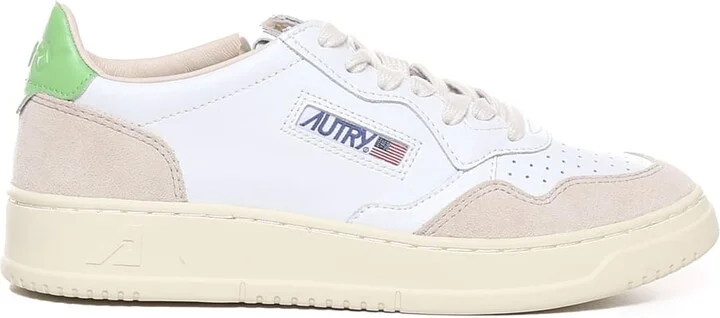 Sneakers Medalist Basse In Pelle E Camoscio