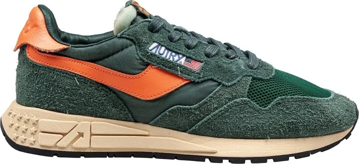 Sneakers Reelwind In Suede And Nylon Color Green