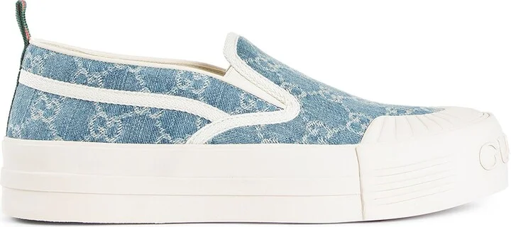 Sneakers Slip-On in Denim GG
