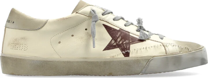 Sneakers Super-Star With List Printed Star Embroi, , - Cream