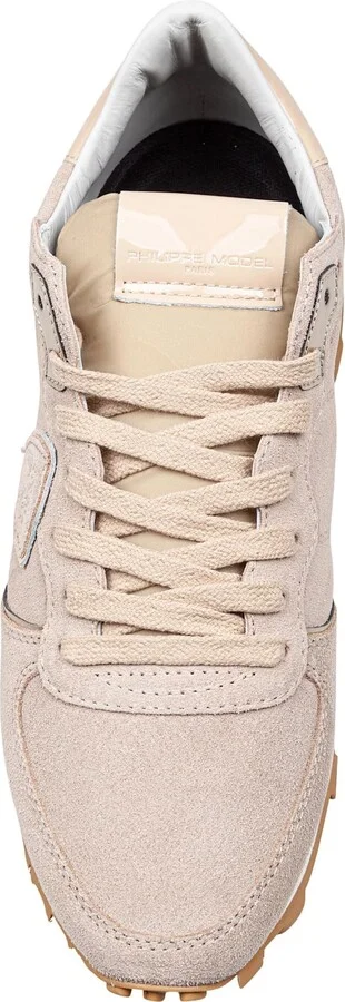 Sneakers Tropez In Camoscio Colore Beige - Image 2