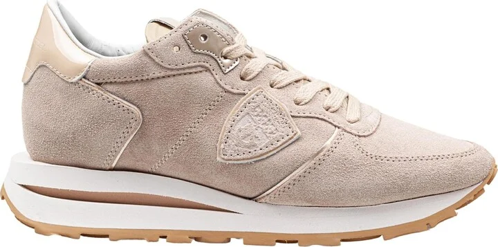 Sneakers Tropez In Camoscio Colore Beige