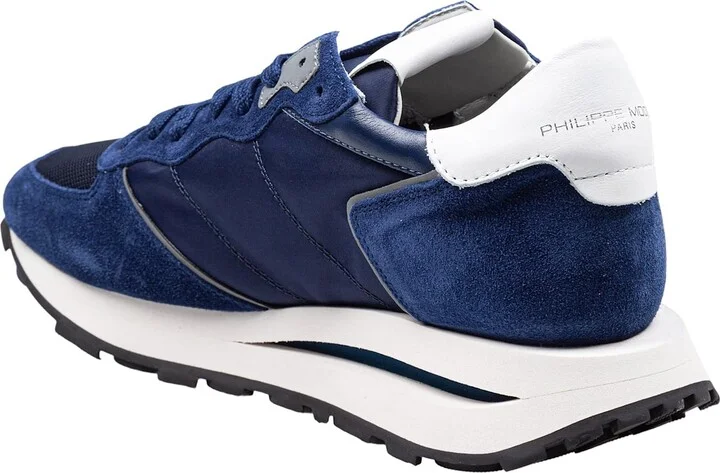 Sneakers Tropez In Tessuto Tecnico E Suede Colore Blu - Image 3