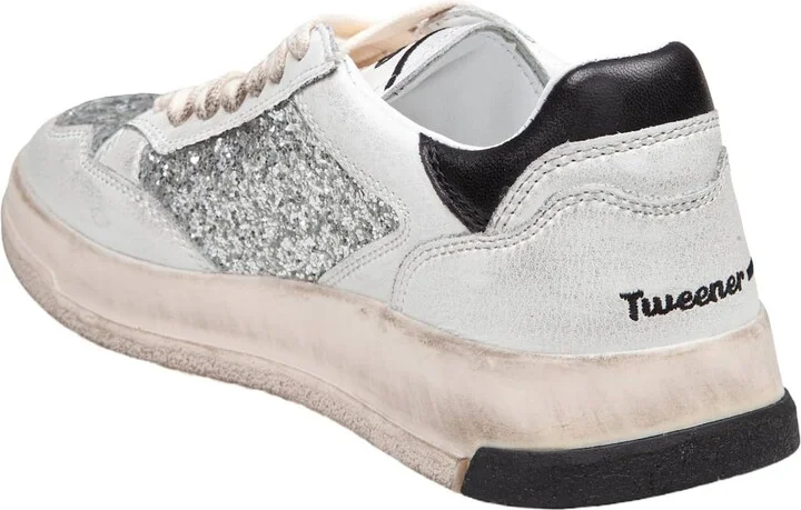 Sneakers Tweener Low In Glitter Color Grey/gold - Image 3