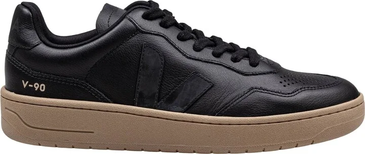 Sneakers V-90 In Leather Color Black