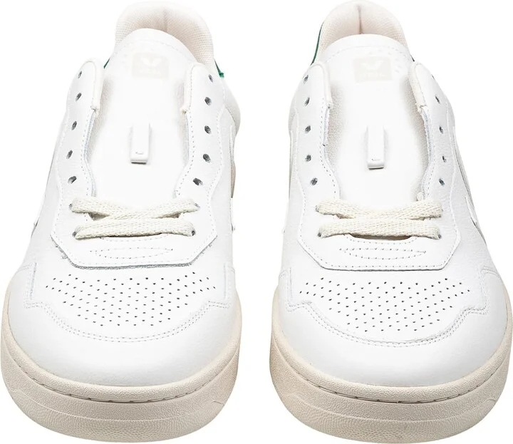 Sneakers V 90 In Leather Color White/green - Image 2