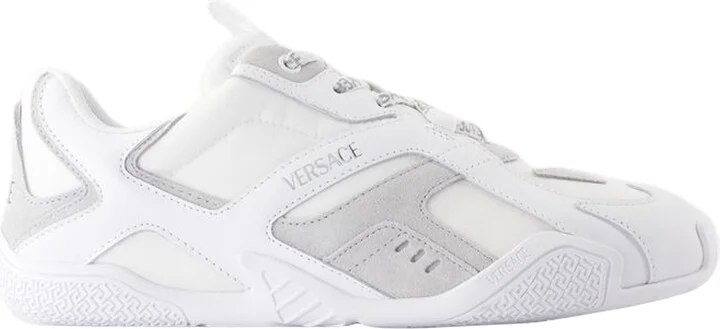 Sneakers - Versace - Leather - White