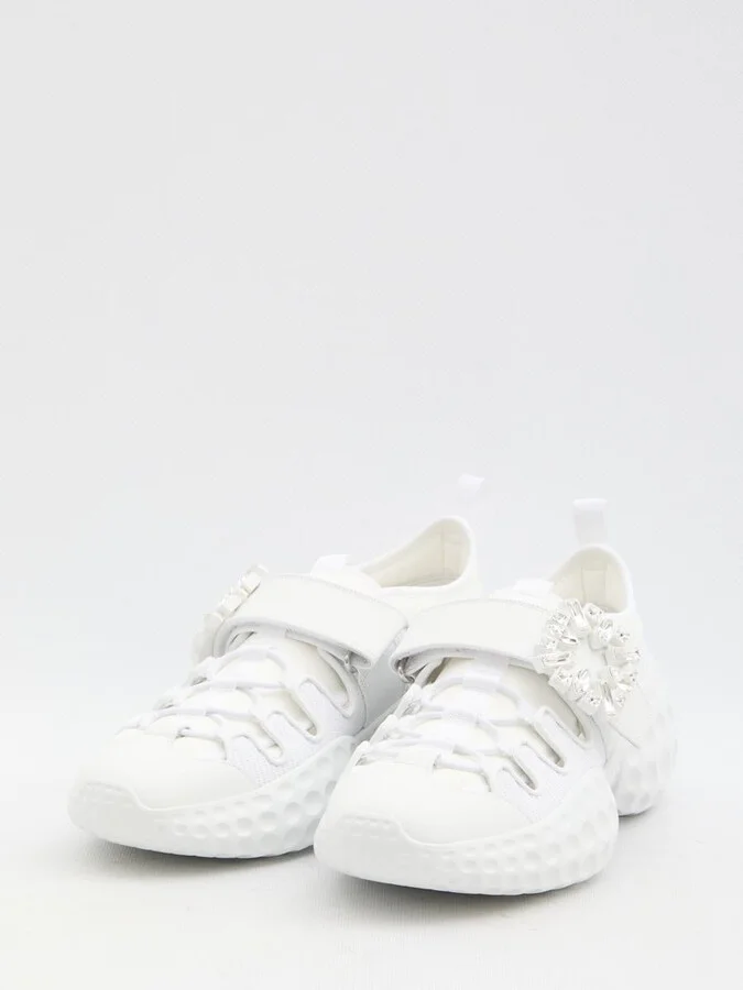 Sneakers With Crystal-Embellished Buckle - Image 2