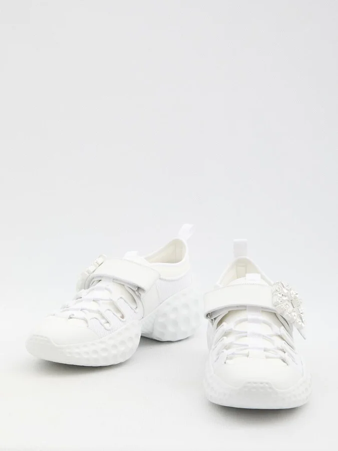 Sneakers With Crystal-Embellished Buckle - Image 5