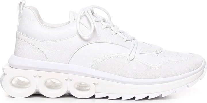 Sneakers With Gancini Plaque