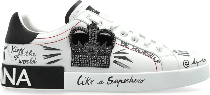 Sneakers With Logo Application