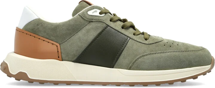 Sneakers With Logo, , - Green