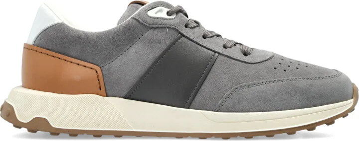 Sneakers With Logo, , - Grey