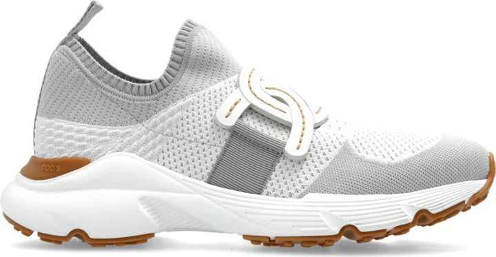 Sneakers With Logo, , - Grey