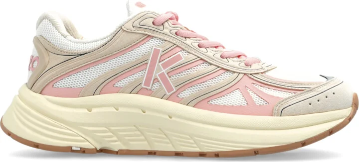 Sneakers With Logo, , - Pink