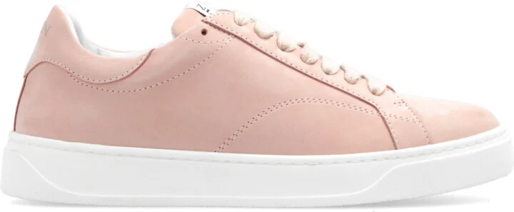 Sneakers With Logo, , - Pink