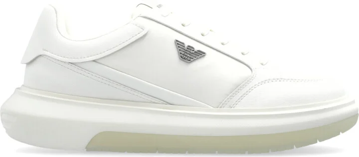 Sneakers With Logo, , - White