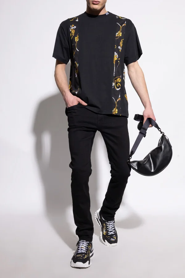 Sneakers With Printed Logo, , - Black - Image 2