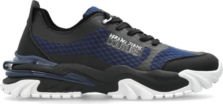 Sneakers With Printed Logo, , - Black